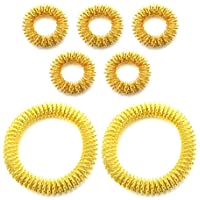 5pcs anillos de masaje de acupresión + 2pcs anillos de masaje de muñeca- medicina china terapia de dolor anillo de…